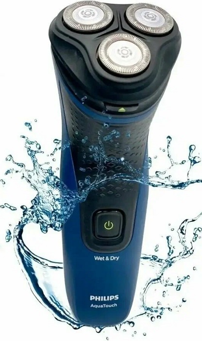 Электробритва роторная Philips S1141/00; 3 секции;