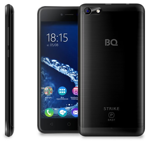 Смартфон BQ StrikePowerEasy Black Brushed (BQ-5058);