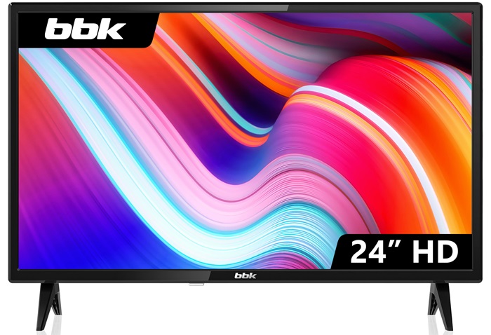 Телевизор 24" BBK 24LEM-1049/T2C; LED; 1366x768;