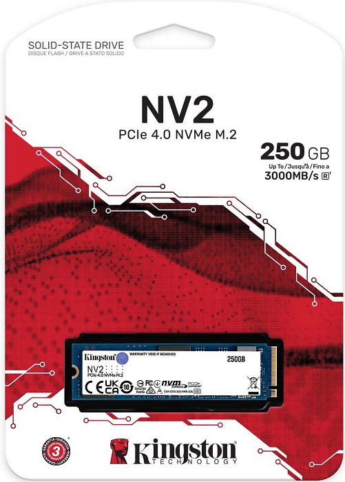 SSD-накопитель M.2 NVMe 250Гб Kingston NV2