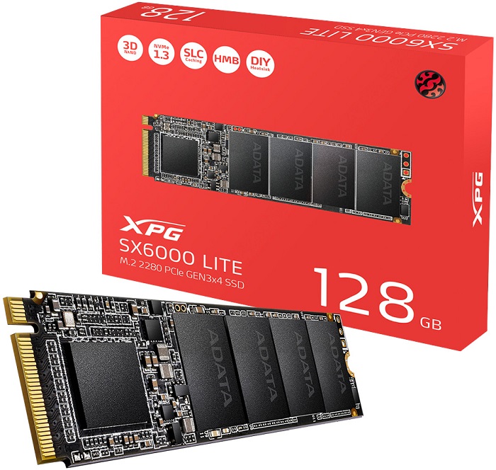 SSD-накопитель M.2 NVMe 128Гб A-Data XPG