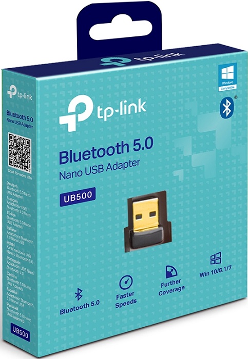 Адаптер Bluetooth USB TP-Link UB500; v.5.0;