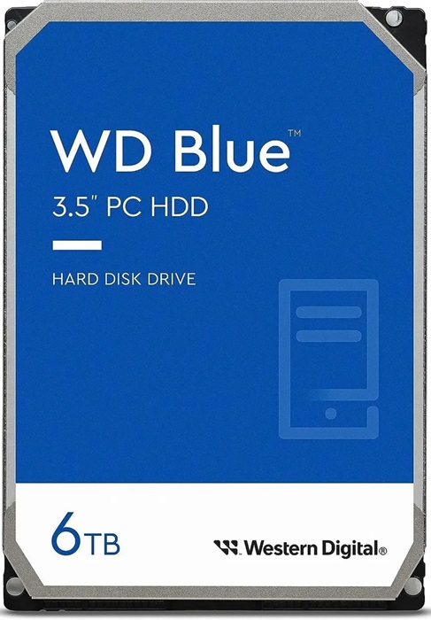 Жесткий диск 3.5" 6Тб WD Blue