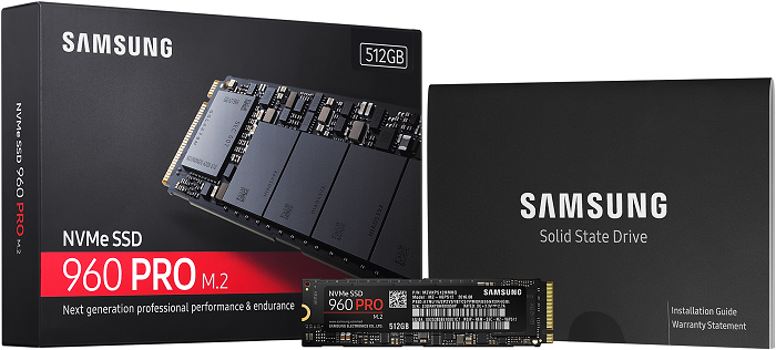 SSD-накопитель M.2 NVMe 512Гб Samsung 960