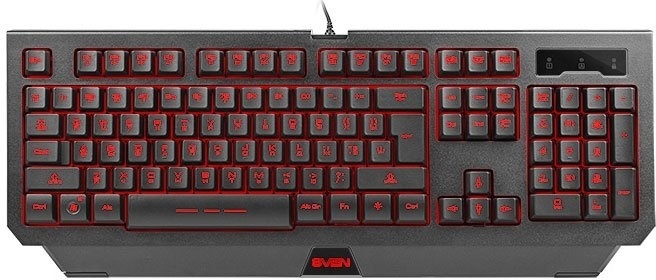 Клавиатура Sven Challenge 9300 (SV-03109300UB); мембранная;