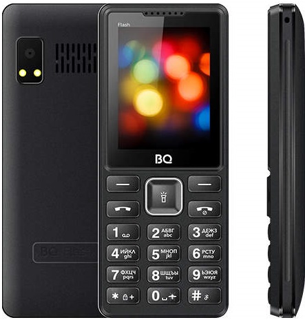 Мобильный телефон BQ Flash Black (BQ-2444);