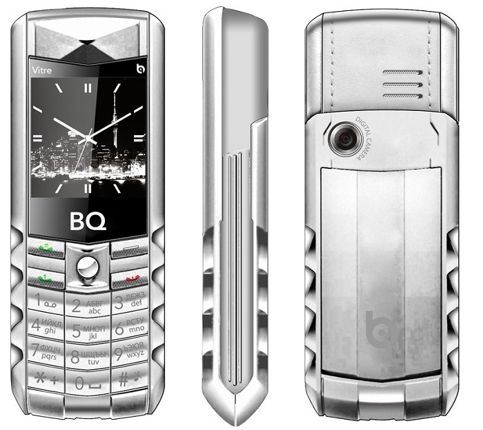 Мобильный телефон BQ Vitre Silver (BQ-1406);