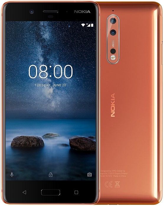 Смартфон Nokia 8 DS TA-1004 (11NB1M01A08);