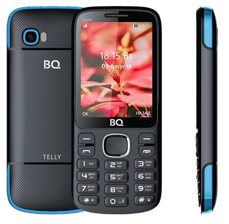 Мобильный телефон BQ Telly Black Blue