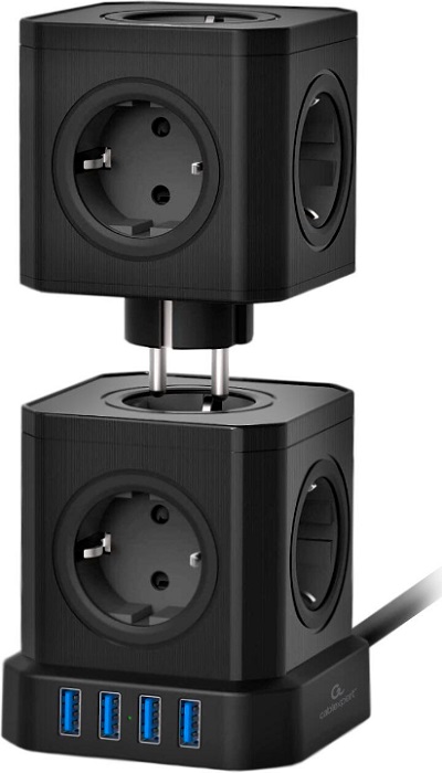 Сетевой фильтр 2 м Cablexpert Tower