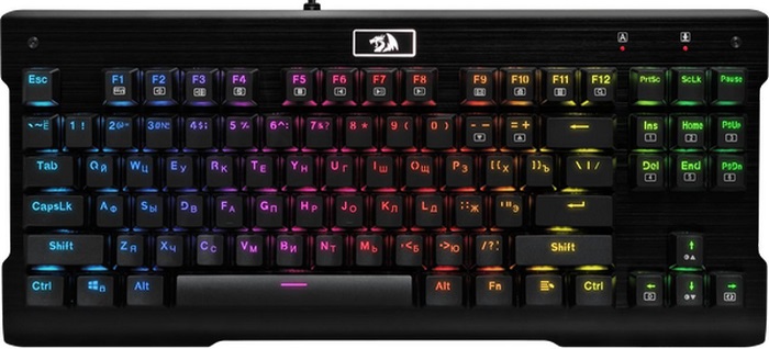 Клавиатура Redragon Visnu RGB (75024); механическая;