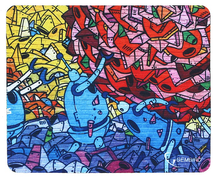 Коврик для мыши Gembird "Робот" (MP-ROBO);