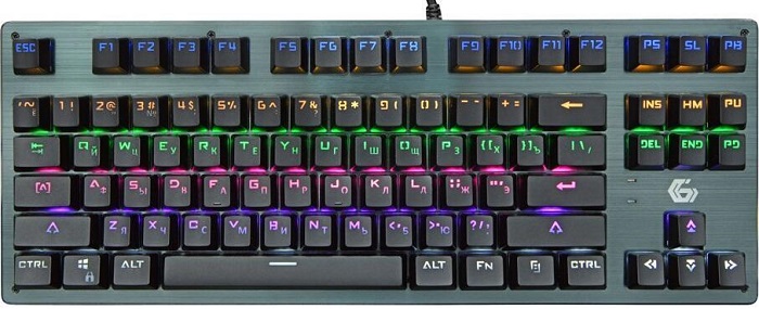 Клавиатура Gembird Chaser Compact (KB-G540L); механическая;