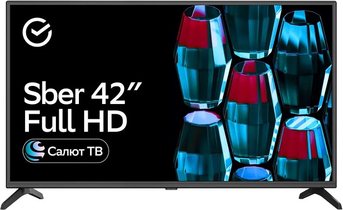 Телевизор 42" Sber SDX-42F2018; Direct LED;