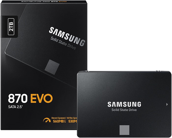 SSD-накопитель 2.5" 2Тб Samsung 870 EVO