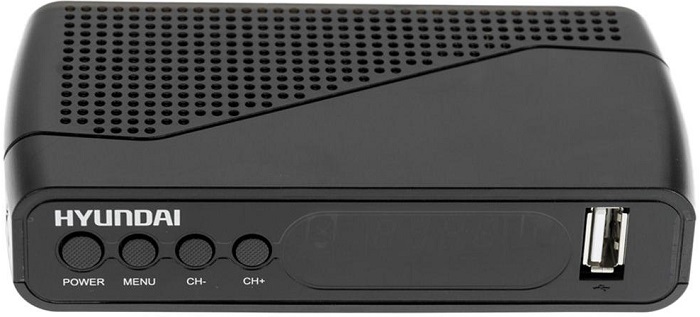 Цифровой ресивер DVB-T2 Hyundai (H-DVB500); HDMI,USB,RCA;