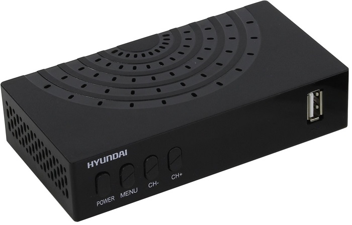 Цифровой ресивер DVB-T2 Hyundai (H-DVB440); HDMI,USB,RCA;