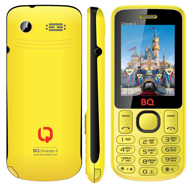 Мобильный телефон BQ Orlando II Yellow