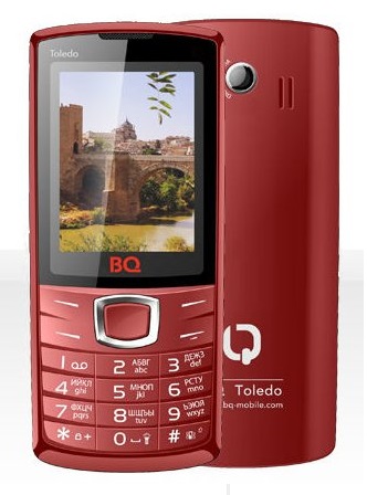 Мобильный телефон BQ Toledo Red (BQ-2406);