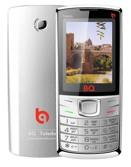 Мобильный телефон BQ Toledo Silver (BQ-2406);