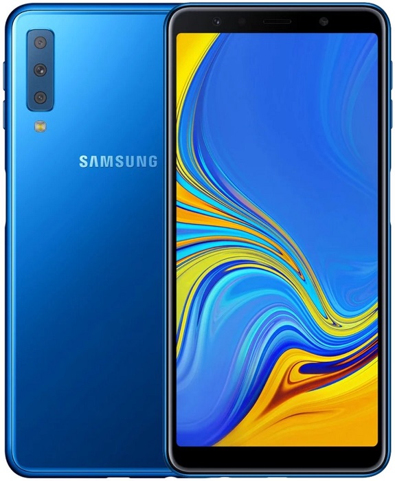 Смартфон Samsung Galaxy A7 (SM-A750FZBUSER); 6"AMOLED(2220х1080);