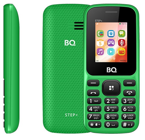 Мобильный телефон BQ Step+New Green (BQ-1807);