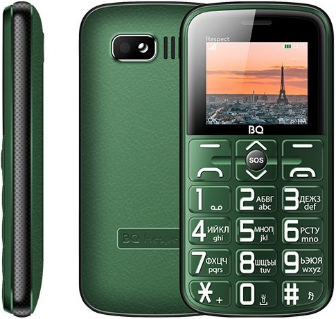 Мобильный телефон BQ Respect Green (BQ-1851);
