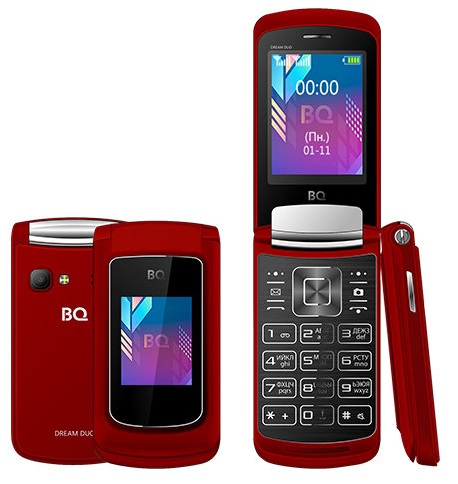 Мобильный телефон BQ DreamDUO Red (BQ-2433);