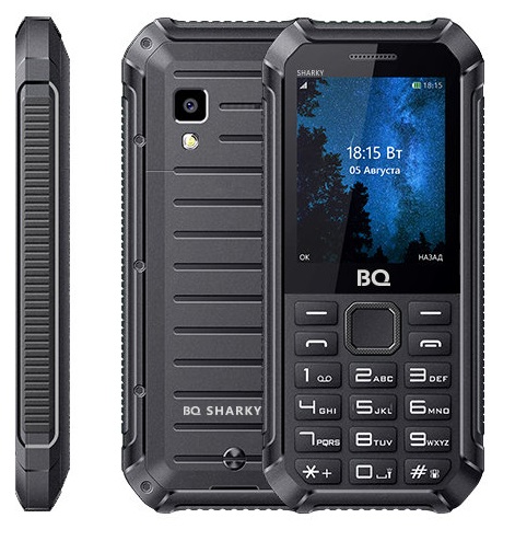 Мобильный телефон BQ Sharky Black (BQ-2434);