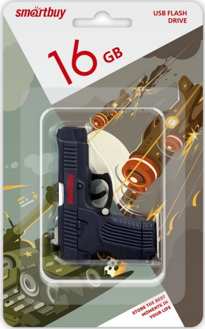 USB-флэш 16 ГБ SmartBuy Wild Pistol
