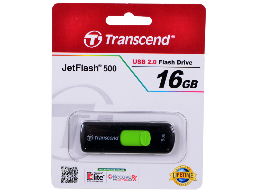 USB-флэш 16 ГБ Transcend 500 (TS16GJF500);