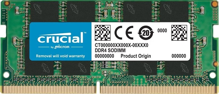 Оперативная память SO-DIMM DDR4 8Гб Crucial