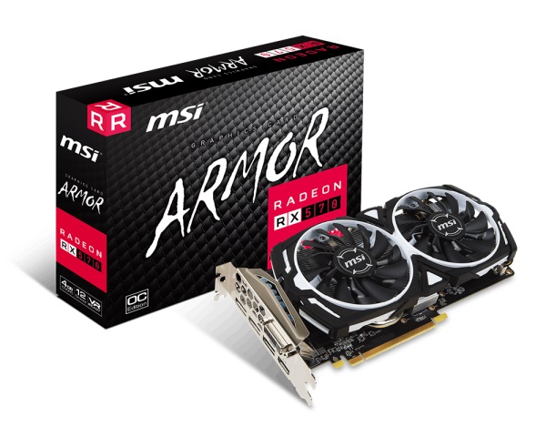 Видеокарта AMD Radeon RX 570 MSI