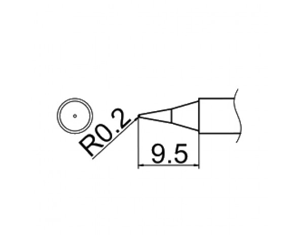 Наконечник для паяльных станций Hakko T12-I;