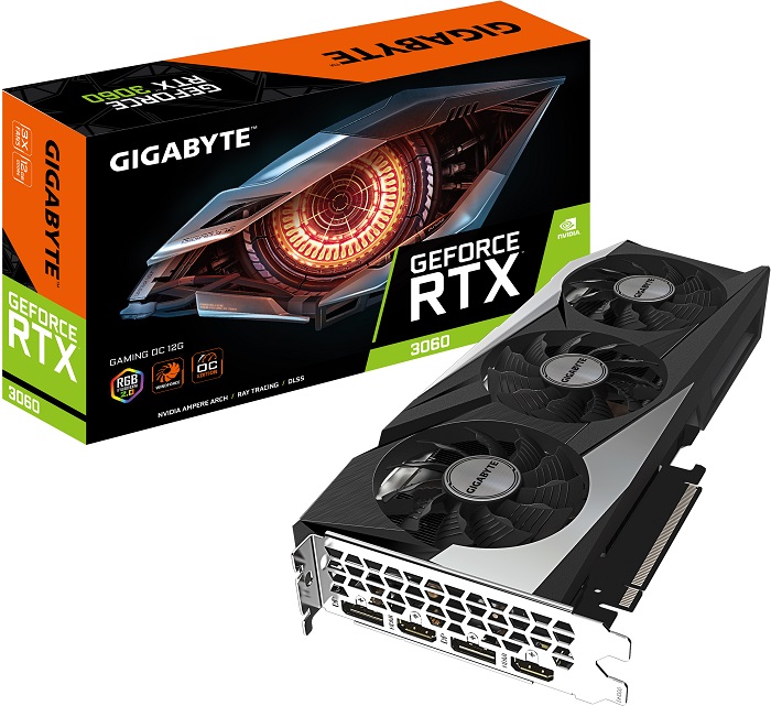 Видеокарта nVidia RTX 3060 Gigabyte GAMING
