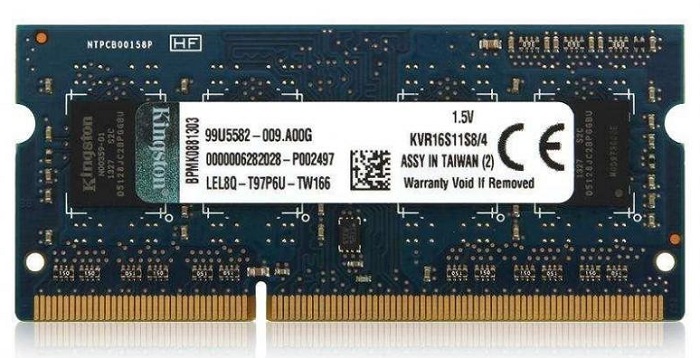 Оперативная память SO-DIMM DDR3 4Гб Kingston