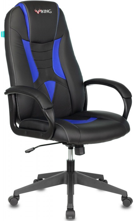 Кресло для геймеров Бюрократ VIKING-8N/BL-BLUE; черный/синий