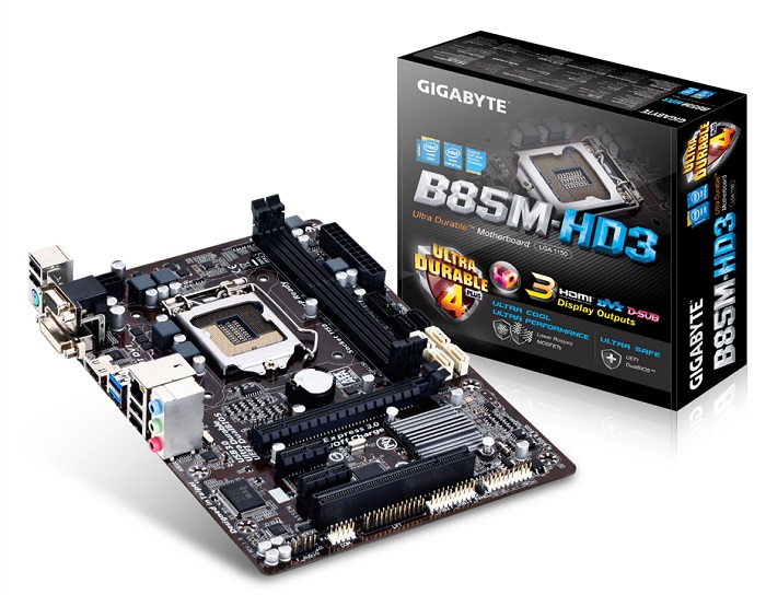 Материнская плата intel B85 Gigabyte GA-B85M-HD3;