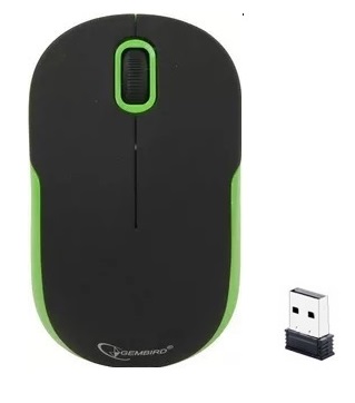 Мышь беспроводная Gembird MUSW-200BKG; 3 кнопки;