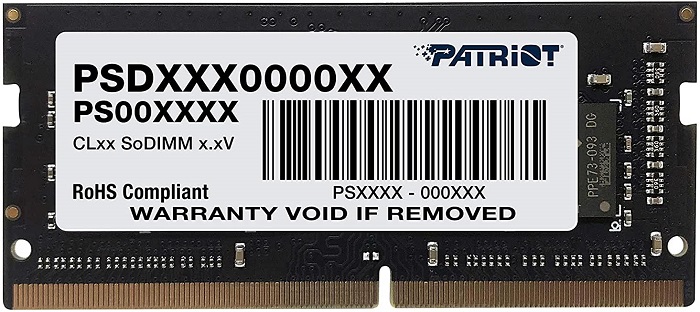 Оперативная память SO-DIMM DDR4 4Гб Patriot