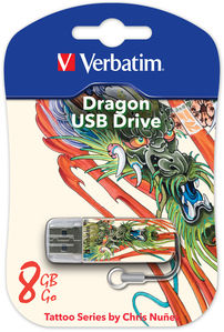 USB-флэш 8 ГБ Verbatim Mini Tattoo