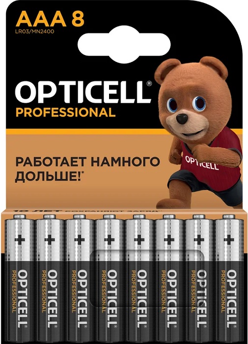 Батарейка AAA OPTICELL Professional (5052008); щелочная;