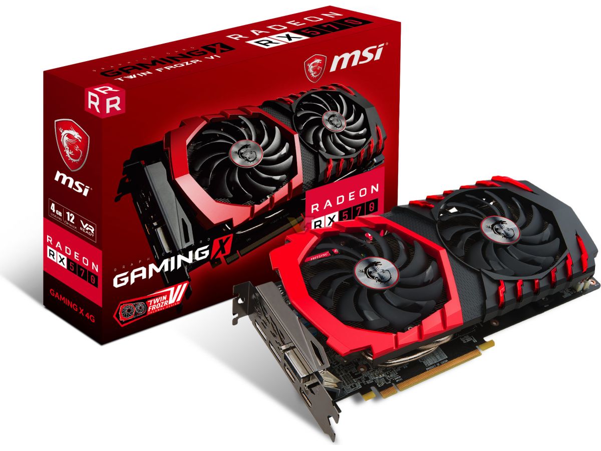 Видеокарта AMD Radeon RX 570 MSI