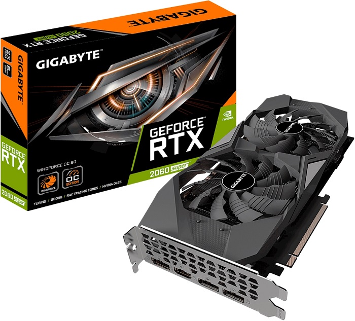 Видеокарта nVidia RTX 2060 SUPER Gigabyte