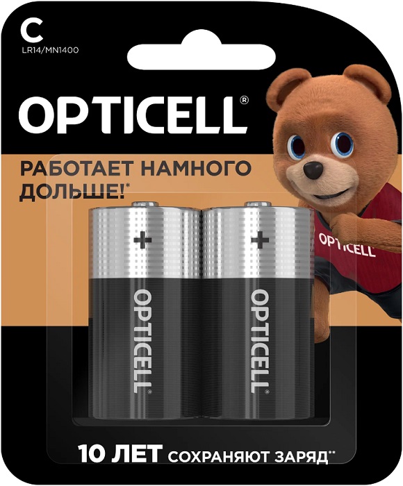 Батарейка C OPTICELL Basic (5051004); щелочная;
