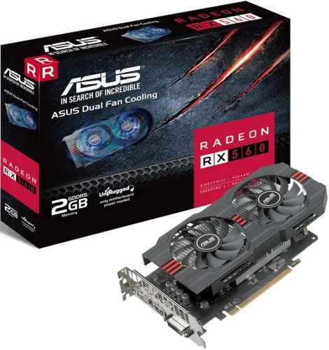 Видеокарта AMD Radeon RX 560 Asus