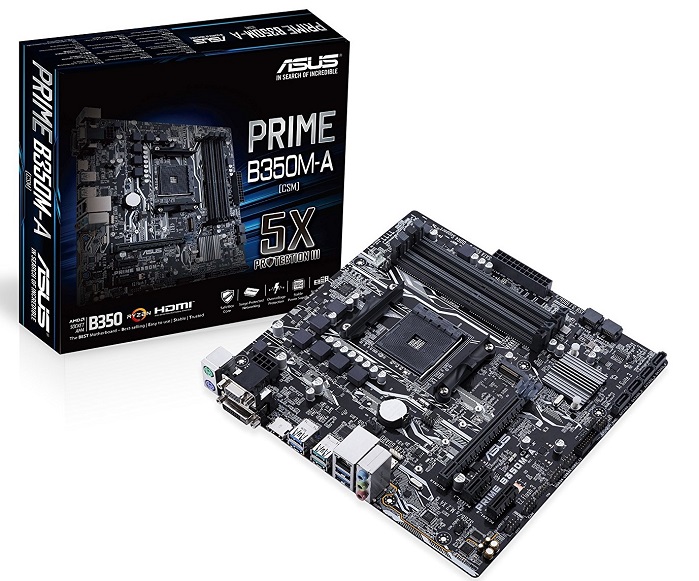 Материнская плата AMD B350 Asus PRIME