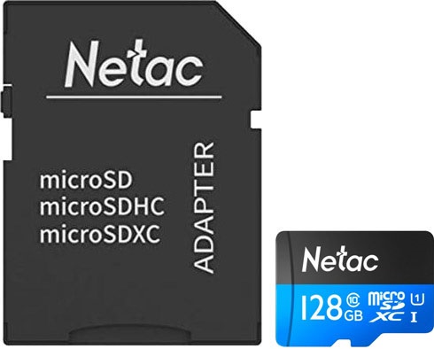 Карта памяти microSDXC 128 ГБ Netac