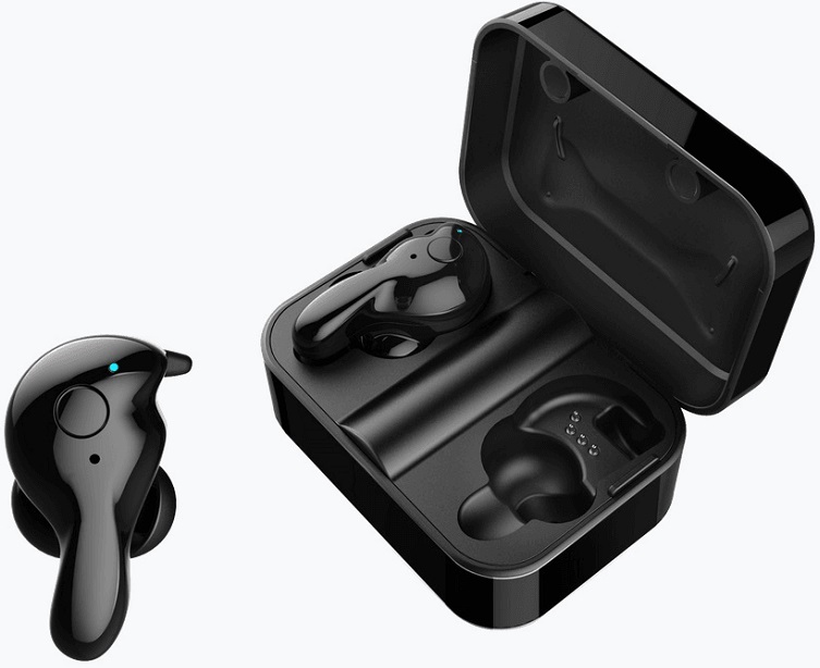 TWS-наушники Accesstyle Wisteria Black; вкладыши; 16