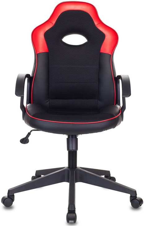 Кресло для геймеров Бюрократ VIKING-11/BL-RED; черный/красный